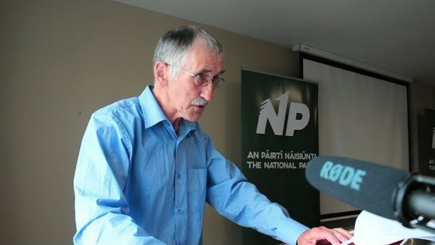 Gerry Kinneavy in Port Laoise – “We cannot give up.”