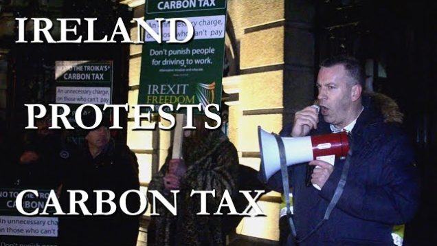 Irexit Freedom Protests Carbon Tax