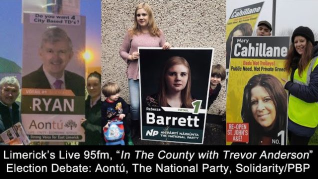 #GE2020 Limerick Debate: Aontú, The National Party, Solidarity/People Before Profit
