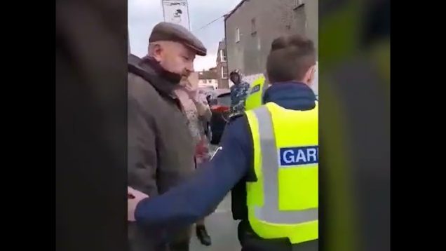 WATCH: Minister arrested, removed during Sunday Service by Gardai