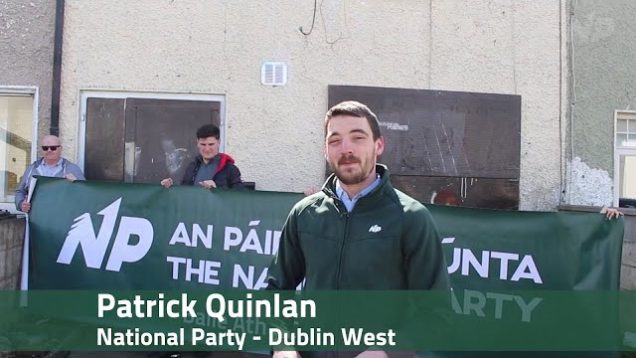 Patrick Quinlan – “We’ve been struck down but we haven’t been destroyed.” – Blanchardstown, Dublin