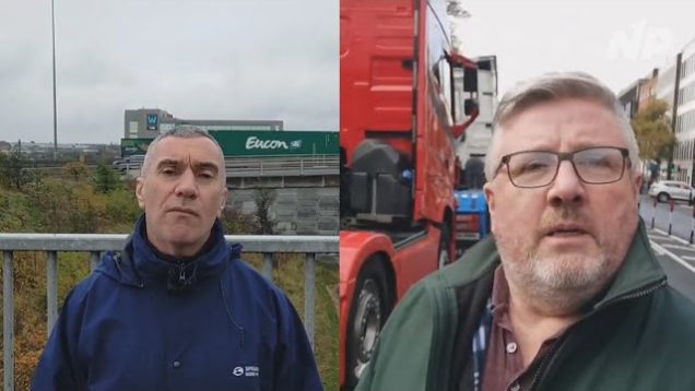 “This is breaking point” –  Irish Hauliers Protest Rising Fuel Prices – Nov 24 2021