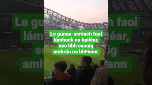 Irish National Anthem v Lithuania 29/3/22 #shorts