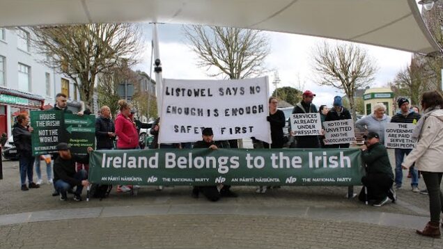 “Stand Up, Fight Back!” – Protest in Listowel, County Kerry – 8 April 2023