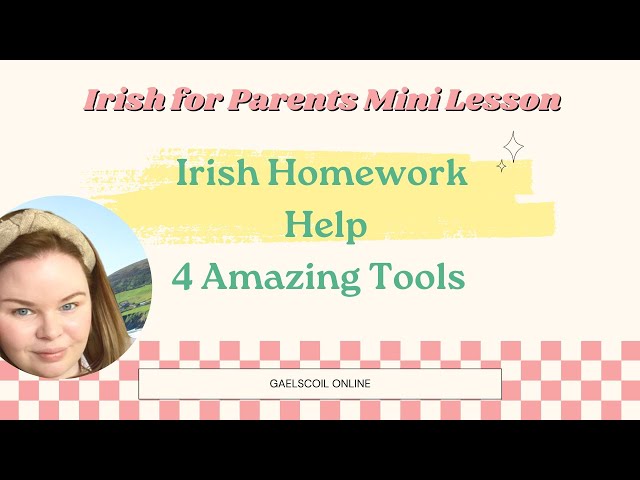 help with irish homework