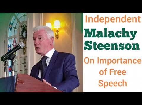 A Free people have Free Speech – independent Malachy STEENSON