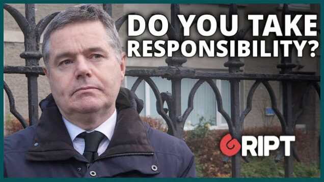 Donohoe asked if Irish government takes responsibility for stabbing and riots