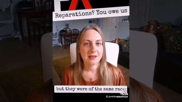 Reparations? We owe you nothing. Laura Towler.