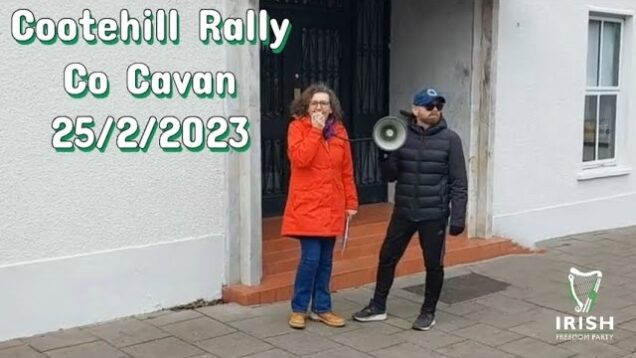 The people of Cootehill, Co. Cavan rally to keep their families and streets safe. Enough is Enough.