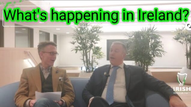 What’s happening in Ireland? German AfD MEP Gunnar Beck asks Hermann Kelly.