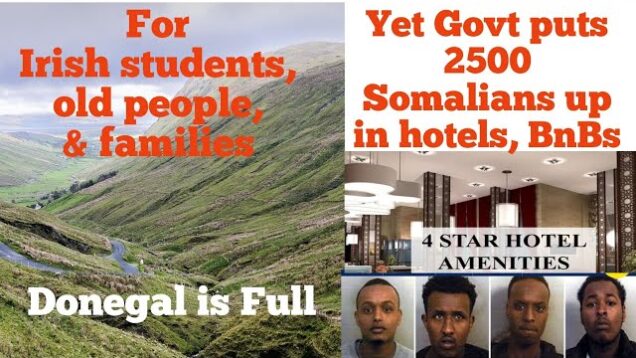 Donegal is full. Workers cannot find a place yet Govt putting 2500 Somalians up in hotels – H Kelly