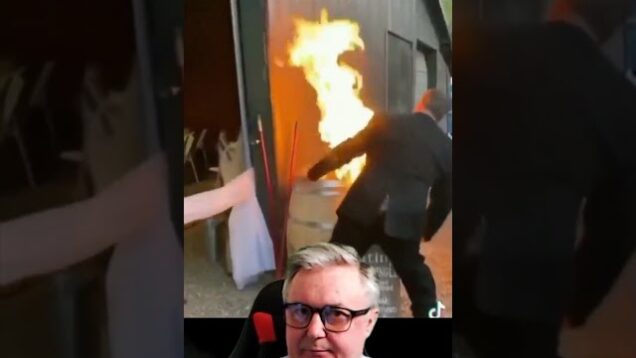Man sets fire to Wedding Party ! #funny #comedy