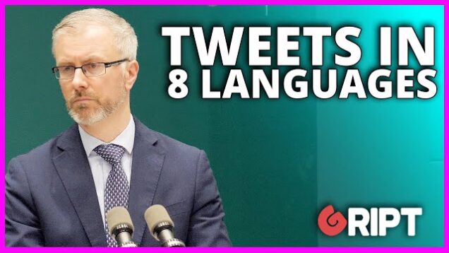 O’Gorman asked about infamous tweets in 8 languages