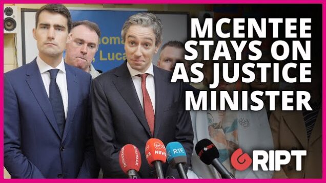 Harris ‘pleased’ to re-appoint McEntee as Justice Minister
