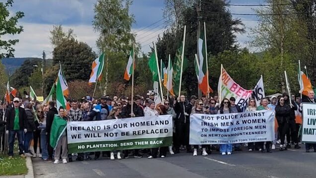Thousands March in NewtonMountkennedy! Watershed Moment in Irish History! Reaction!