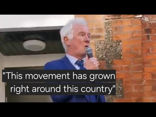 Cllr Malachy Steenson speaks at protest in Dublin – iTV.ie